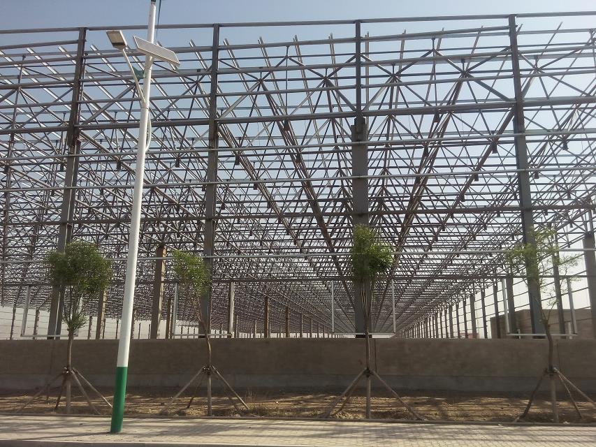 河北区汽车工业厂房网架