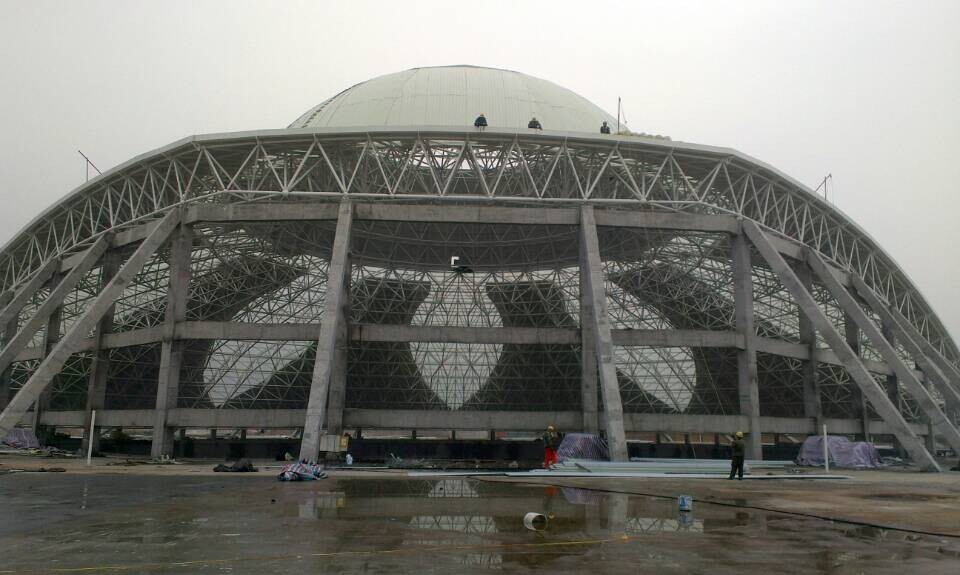 河北区温泉馆网架工程