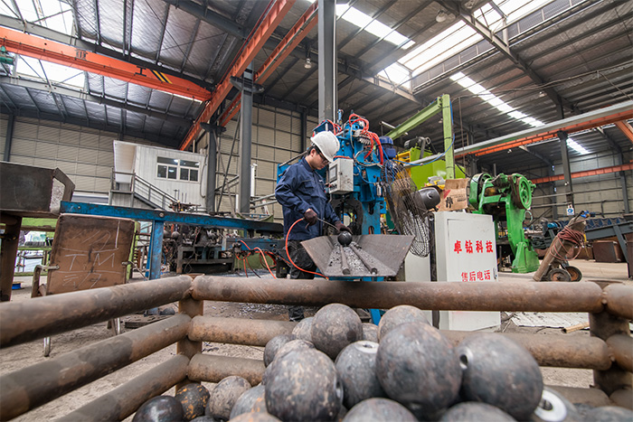 河北区网架配件-螺栓球加工车间